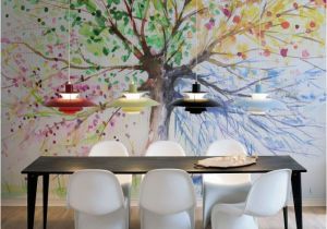 Wall Mural Ideas for Dining Room the Four Seasons • Dining Room Contemporary • Pixers • We