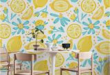 Wall Mural Interior Design Lemon Pattern White Wall Mural Wallpaper Patterns