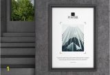 Wall Mural Mockup Free Free Download Creative Industrial Advertising Poster Mockup