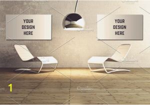 Wall Mural Mockup Picture On the Wall Mock Up 8 Graphics Valentin Mock Ups Easy to