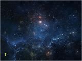 Wall Mural Night Sky Stars Galaxies Galaxy Deep Blue Dark Night Void Sky