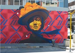 Wall Mural Painters Johannesburg Chan Hecolors A New Vibrant Mural From Dourone In Downtown