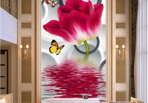 Wall Mural Painting Cost Cheap Flower House Wallpaper Buy Quality Flowering Hostas