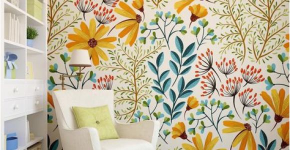 Wall Mural Peel and Stick Wallpaper Removable Wallpaper Colorful Floral