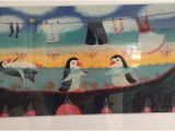 Wall Mural Picture Frames Rare K Hopling Painting the Penguins Shallow Water Frame