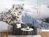 Wall Mural Printer Machine Lifme 3d Modern Wall Paper Simple Snow Leopard Murals