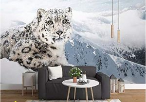 Wall Mural Printer Machine Lifme 3d Modern Wall Paper Simple Snow Leopard Murals