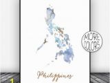 Wall Mural Printing Philippines Philippines Print Philippines Art Print Watercolor Map