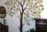 Wall Mural Stencils Tree Leafy Tree Stencil Walltowallstencils