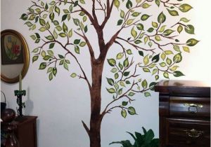 Wall Mural Stencils Tree Leafy Tree Stencil Walltowallstencils