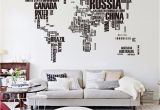 Wall Mural Stickers Australia Big Letters World Map Wall Sticker Decals Removable World Map Wall Sticker Murals Map Of World Wall Decals Vinyl Art Home Decor