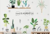 Wall Mural Stickers Australia Garden Plant Bonsai Flower butterfly Wall Stickers Home Decor Living Room Kitchen Pvc Wall Decals Diy Mural Art Decoration Wall Decals for Baby Girl