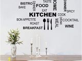 Wall Mural Stickers Singapore Decalmile Kitchen Food Quotes Wall Decals Black Wall Letters Stickers Dining Room Kitchen Wall Art Decor