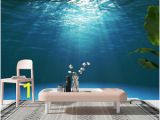 Wall Mural Wallpaper Ebay Details About 3d Dark Blue Ocean Surface Self Adhesive Wall Murals Bedroom Wallpaper Decor