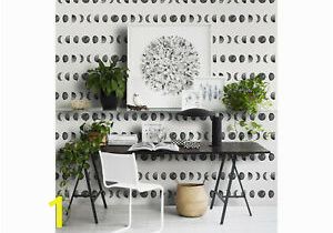 Wall Mural Wallpaper Ebay Details About Moon Phases Non Woven Wallpaper Geometric Wall Mural Simple Home Traditional