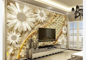 Wall Mural Wallpaper Flowers 3d Wallpaper Custom 3d Wall Murals Wallpaper Mural Transparent Floral Jewelry Diamond 3d Living Room Tv Background Mural Wallpaper Best Desktop