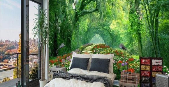 Wall Mural Wallpaper Uk Nature Landscape 3d Wall Mural Wallpaper Wood Park Small Road Mural Living Room Tv Backdrop Wallpaper for Bedroom Walls Uk 2019 From Arkadi Gbp