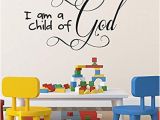 Wall Murals Bible Stories Amazon Children S Room Christian Wall Art Wall Sticker I Am A