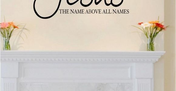 Wall Murals Bible Stories Jesus Name All Names Quote Wall Decal Sticker Vinyl Bible