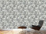 Wall Murals by Wall 26 Wall26 100 Dollar Bills Collage Background Money