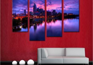 Wall Murals Cityscapes 2019 4 Picture Bination Canvas Painting Wall Art the Picture for