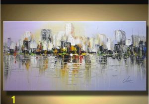 Wall Murals Cityscapes Wall Art Cityscape Abstract Multi Colored Modern Textured Landscape