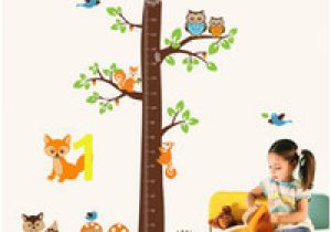 Wall Murals for Baby Boy Nursery Nette Maßnahme Höhe Wandaufkleber Aufkleber Kinder Selbstklebende Vinyl Tapete Wandbild Baby Mädchen Junge Zimmer Kinderzimmer Dekor