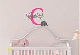 Wall Murals for Baby Girl Nursery Amazon Elephant Nursery Decor Elephant Nursery Decal Monogram