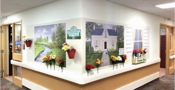 Wall Murals for Dementia Units Tub Rooms and Other Imagery