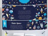 Wall Murals for Dorm Rooms Amazon Ygyirri Tapestry Wall Universe Outer Space