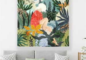 Wall Murals for Dorm Rooms Summer Girl Room College Dorm Wall Hanging Cloth Modern Tropical Tapestry Decorative Tenture Mural Tapestries Cheap Tapestries for Bedrooms From