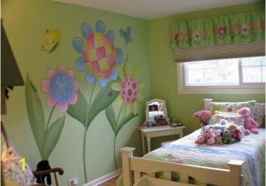 Wall Murals for Girls Bedroom Flower Girls Room Mural Ideas