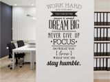 Wall Murals for Home Office Work Hard Teacher