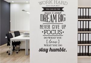 Wall Murals for Home Office Work Hard Teacher