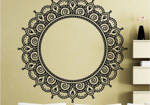 Wall Murals for Living Room India Indian Religious Wall Stickers Mandalas Flower Vinyl Art