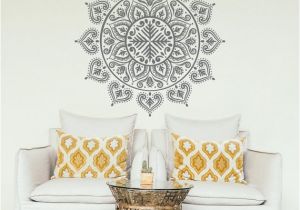 Wall Murals for Living Room India Vinyl Mandala Wall Art Wall Decal Mandala Boho Decoration