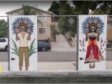 Wall Murals for Schools Carlos Nieto Iii "boy and Girl" as Seen In Los Angeles In 2018