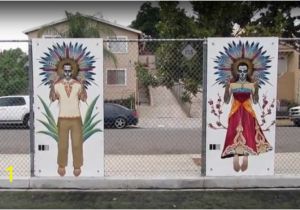 Wall Murals for Schools Carlos Nieto Iii "boy and Girl" as Seen In Los Angeles In 2018