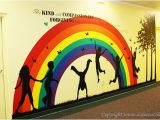 Wall Murals for Schools Children S area Decor Children Playing Wall Silhouette Vinyl Decals