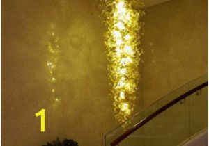 Wall Murals for Stairwell Holiday Staircase Modern Chandelier Lightings Home Decoration Chihuly Style Handmade Blown Glass Luxury Diy Chandelier Lamps