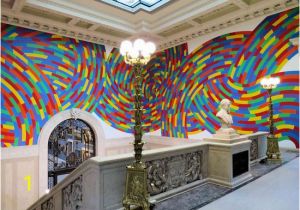 Wall Murals for Stairwell Morgan Building Stairwell with sol Lewitt Wall Drawing 1131