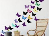 Wall Murals for Teens Artsy butterfly Decor Wall Decals 30 Stickers Products