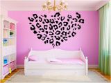 Wall Murals for Teens Leopard Print Girls Teen Room Vinyl Wall Decal Graphics 22"x22