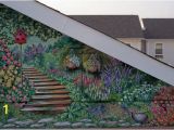 Wall Murals Garden Scenes Exterior Wall Murals