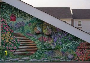 Wall Murals Garden Scenes Exterior Wall Murals