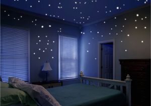 Wall Murals Glow In the Dark Glow In the Dark Star Decals Glowing Reusable Ceiling Décor