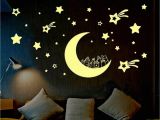 Wall Murals Glow In the Dark Glow In the Dark Stars Multi Pack Moon Stickers Kids Bedroom