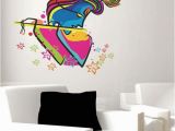 Wall Murals India Online Stickerskart Wall Stickers Wall Decals Abstract Art Krishna 6452