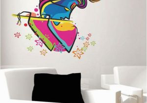 Wall Murals India Online Stickerskart Wall Stickers Wall Decals Abstract Art Krishna 6452