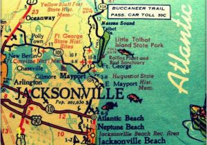 Wall Murals Jacksonville Fl Jax Map 60s